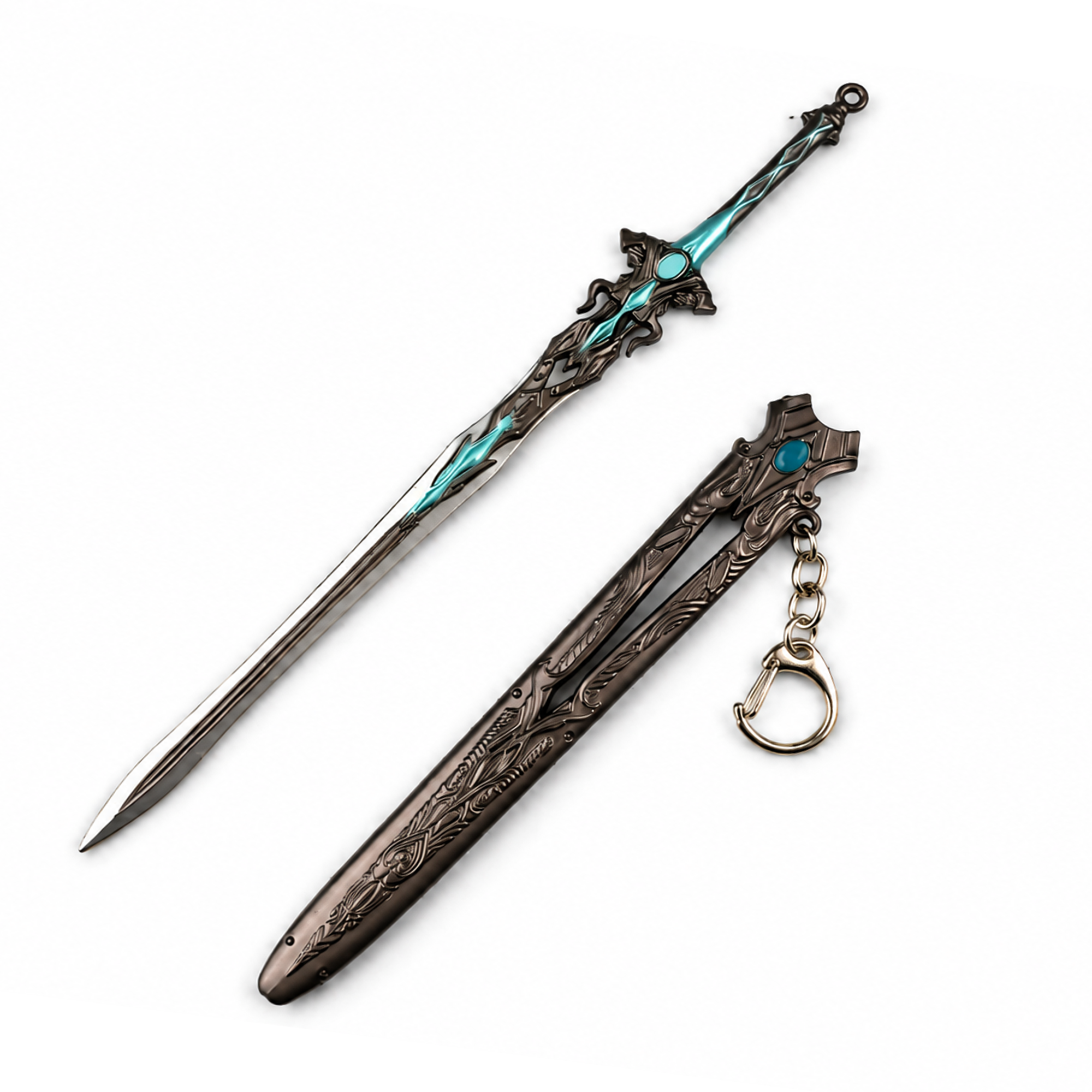 Sword | 16 cm | Metal | Gaming Keychain | Soul Land Douluo thumbnail 3