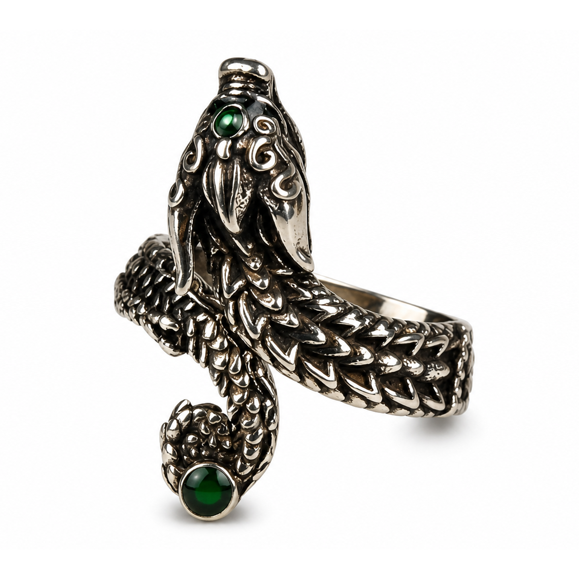 Dragons of Cathay | Adjustable Size | Metal | Gaming Ring | Warhammer Total War thumbnail 4