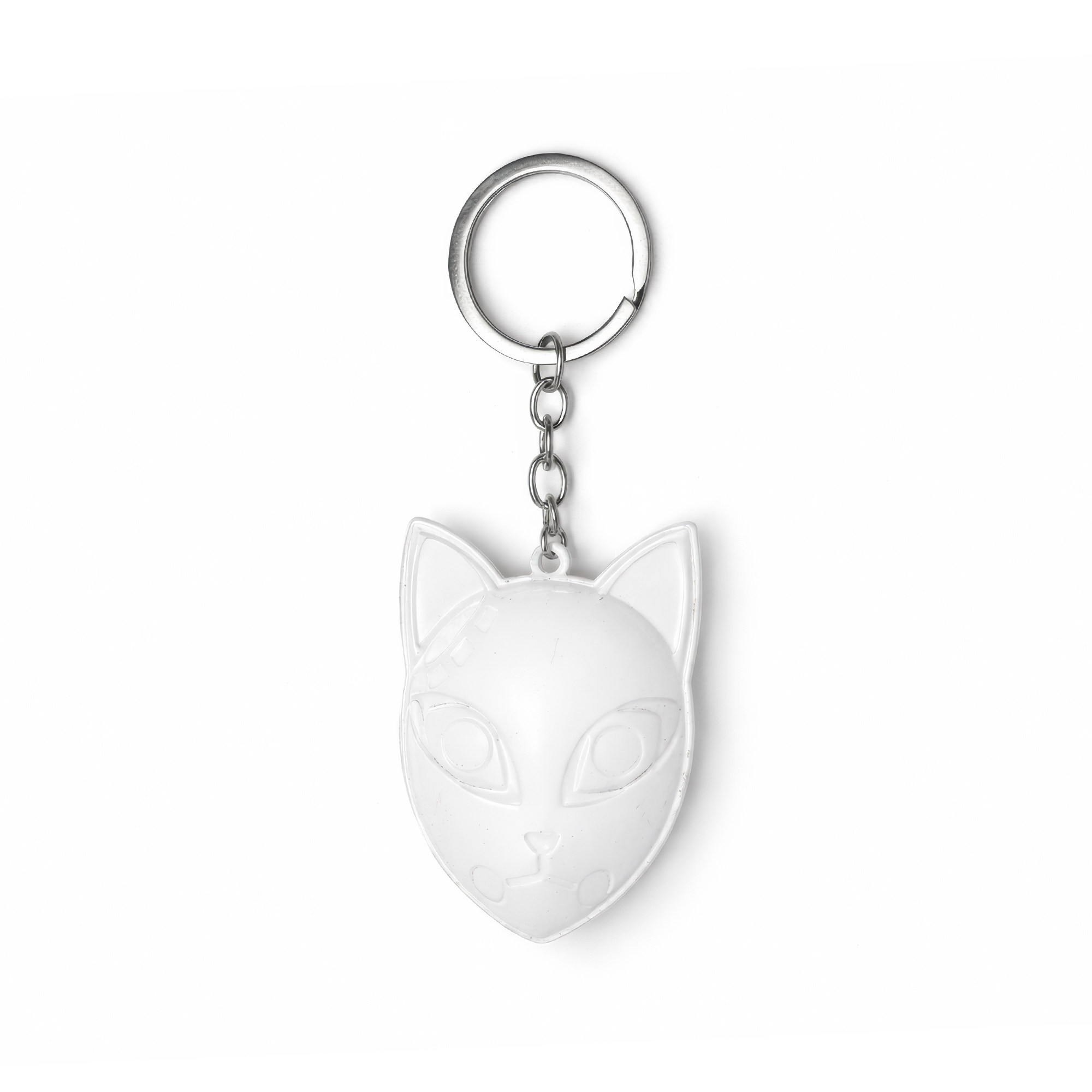 Tanjiro Warding Mask | 6 cm | Metal | Anime Keychain | Demon Slayer thumbnail 3
