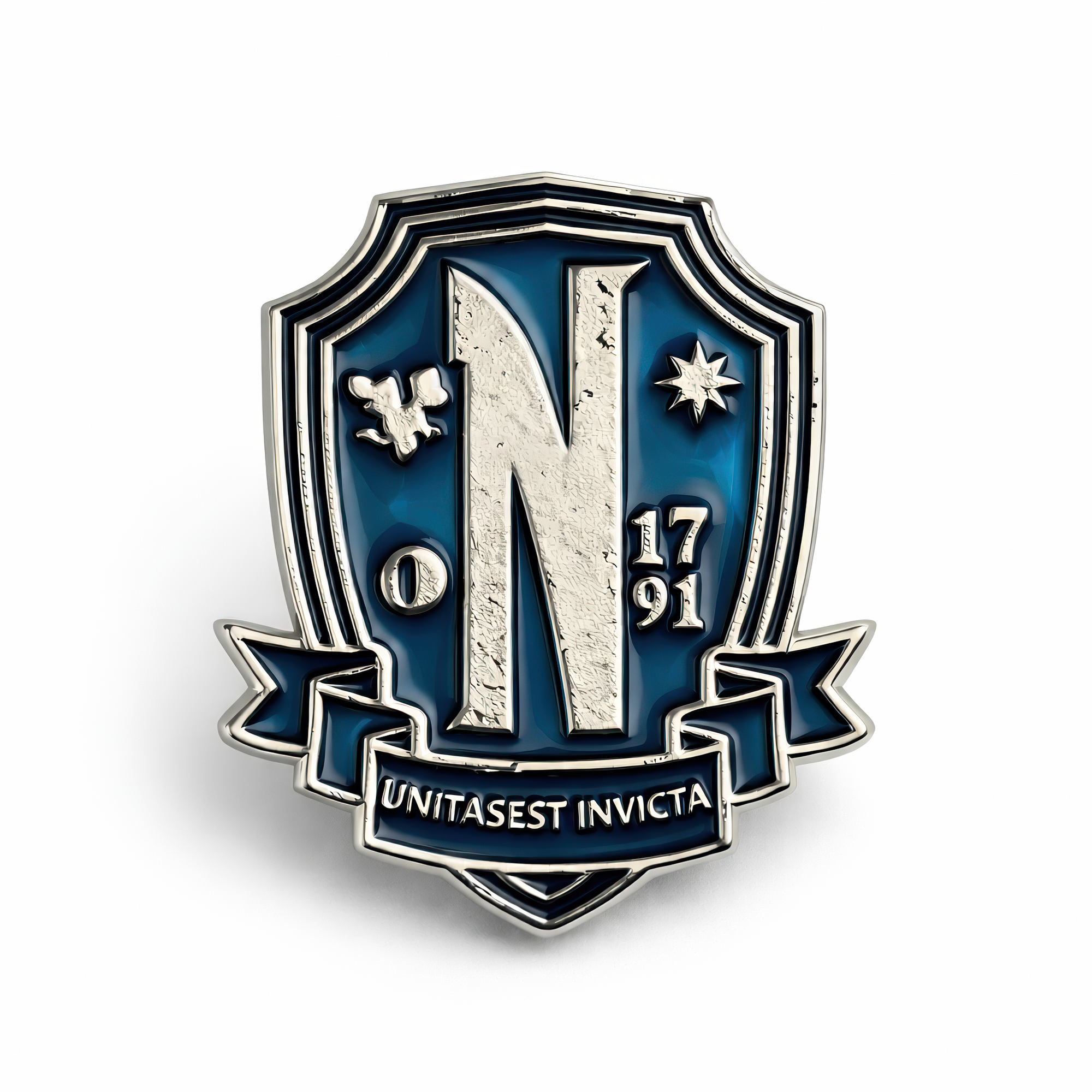 Nevermore Academy | 4 cm | Metal | Przypinka Filmowa | Wednesday thumbnail 2