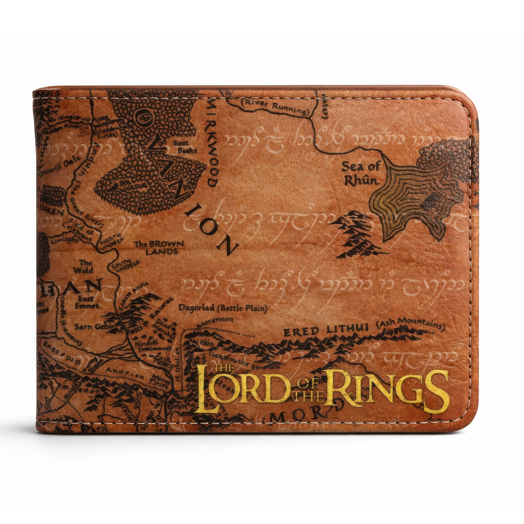 Mapa Śródziemia | 13 cm | Eko-Skóra | Portfel Filmowy | Lord Of The Rings thumbnail 3