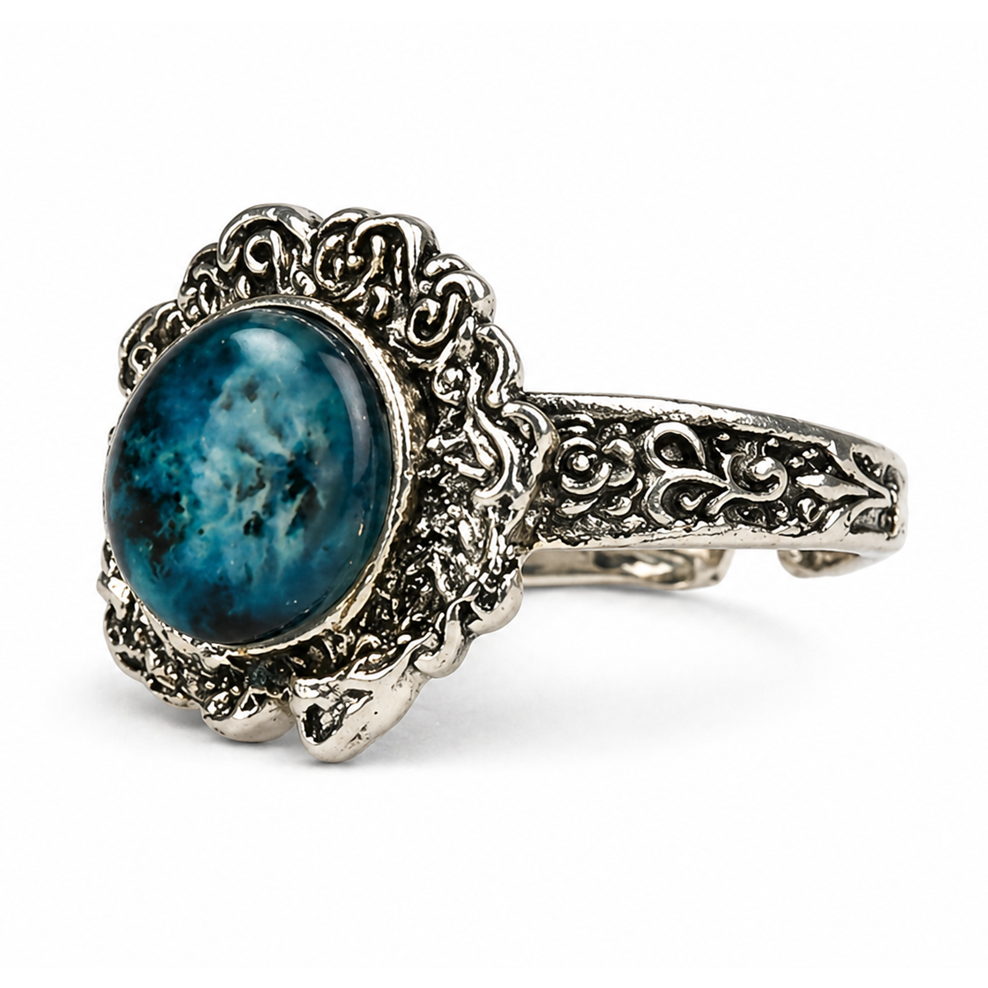 Dark Moon | Adjustable Size | Metal | Gaming Ring | Elden Ring thumbnail 5