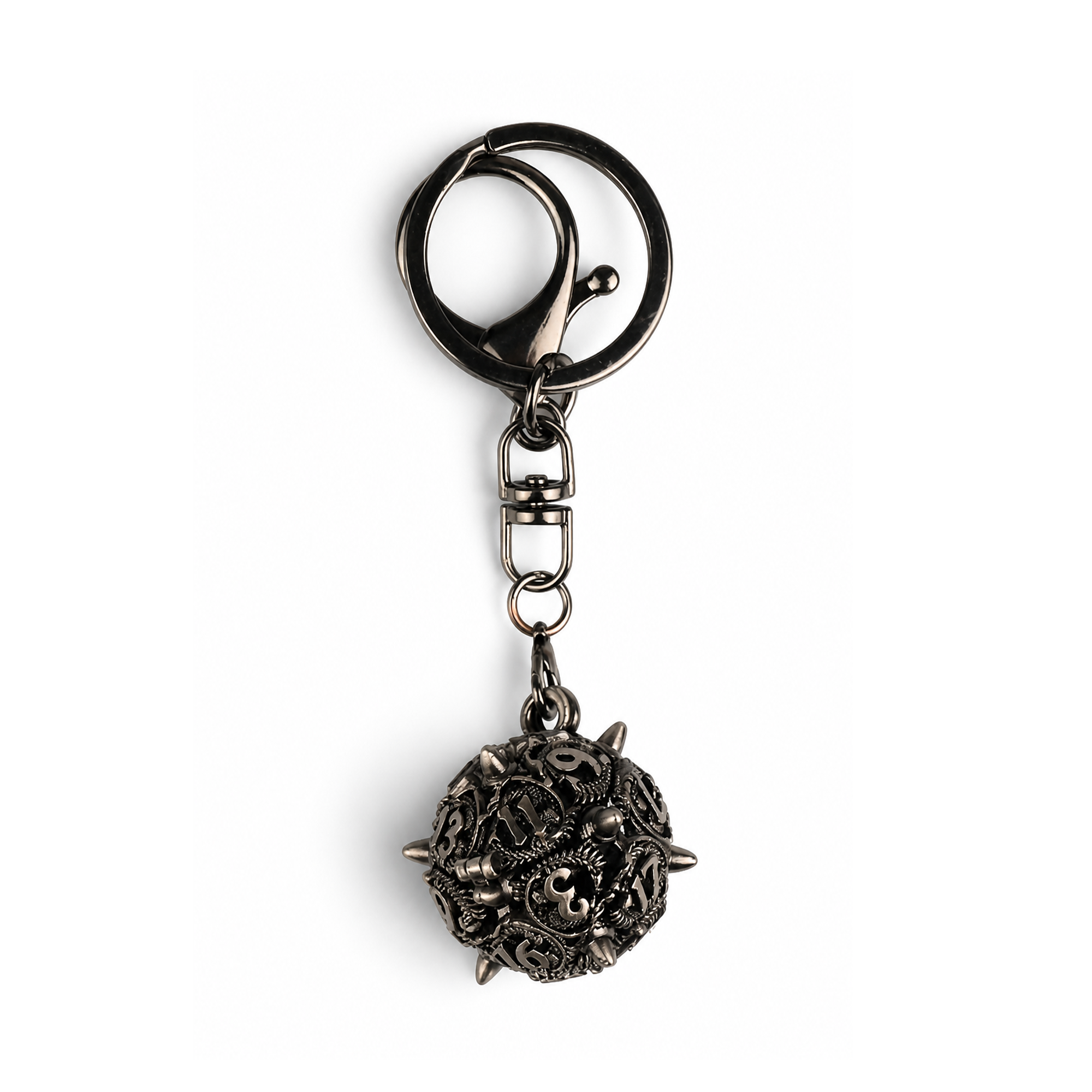 Container | 4 cm | Metal | Keychain Mini Dice | Dungeons and Dragons thumbnail 3