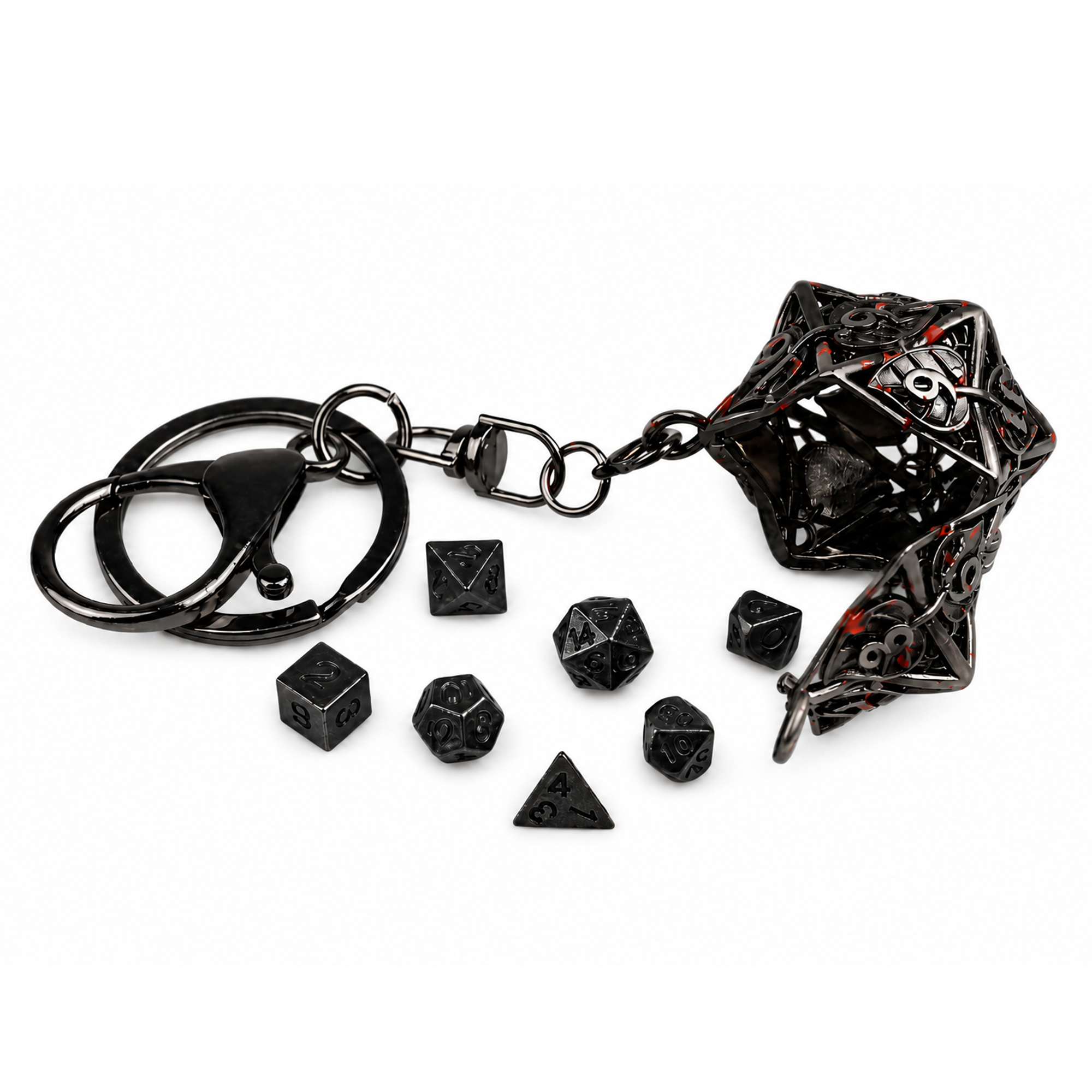 Leaf Of Lorien | 4 cm | Metal | Keychain Mini Dice | Lord Of The Rings thumbnail 3