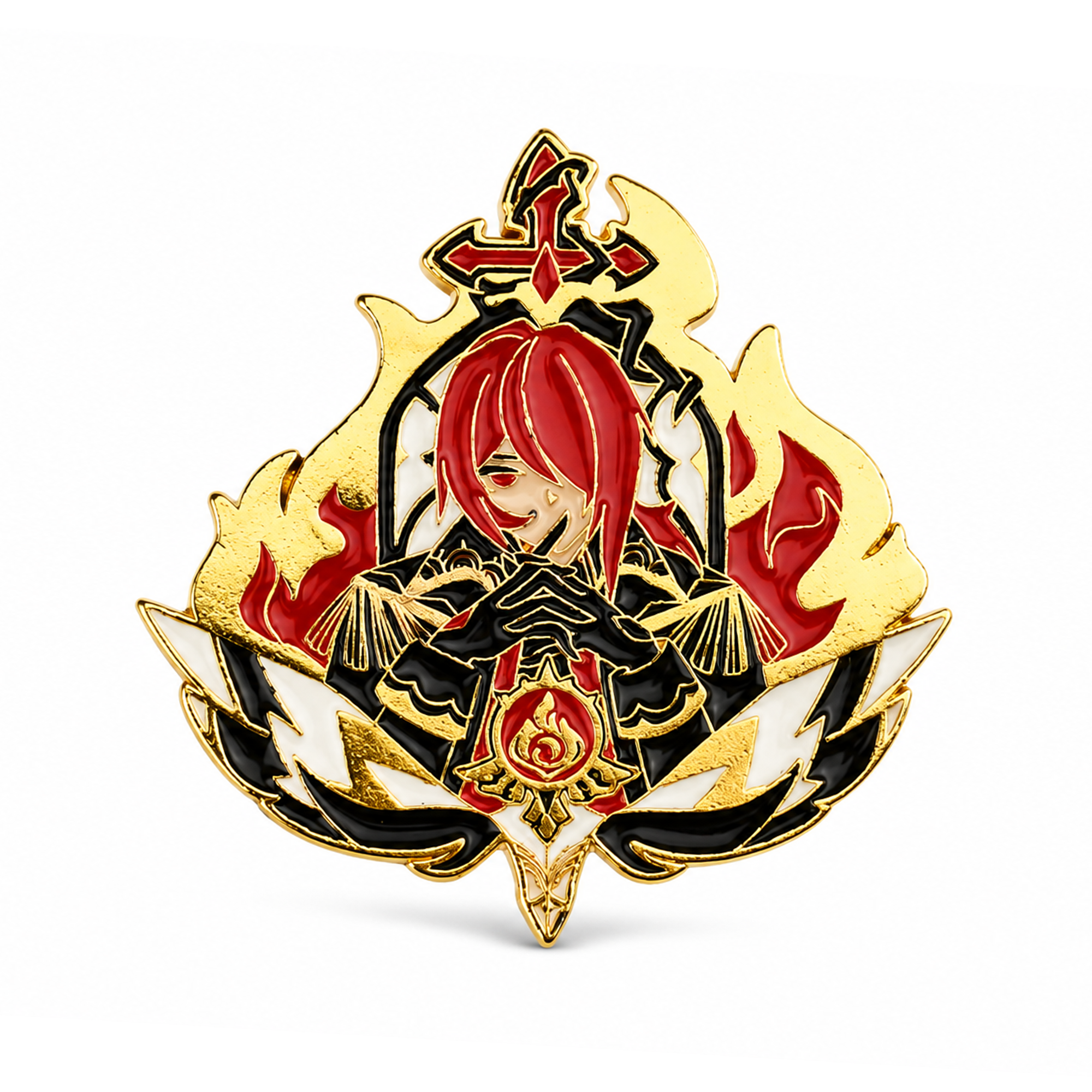 Scaramouche | 6 cm | Metal | Gaming Pin | Genshin Impact thumbnail 3
