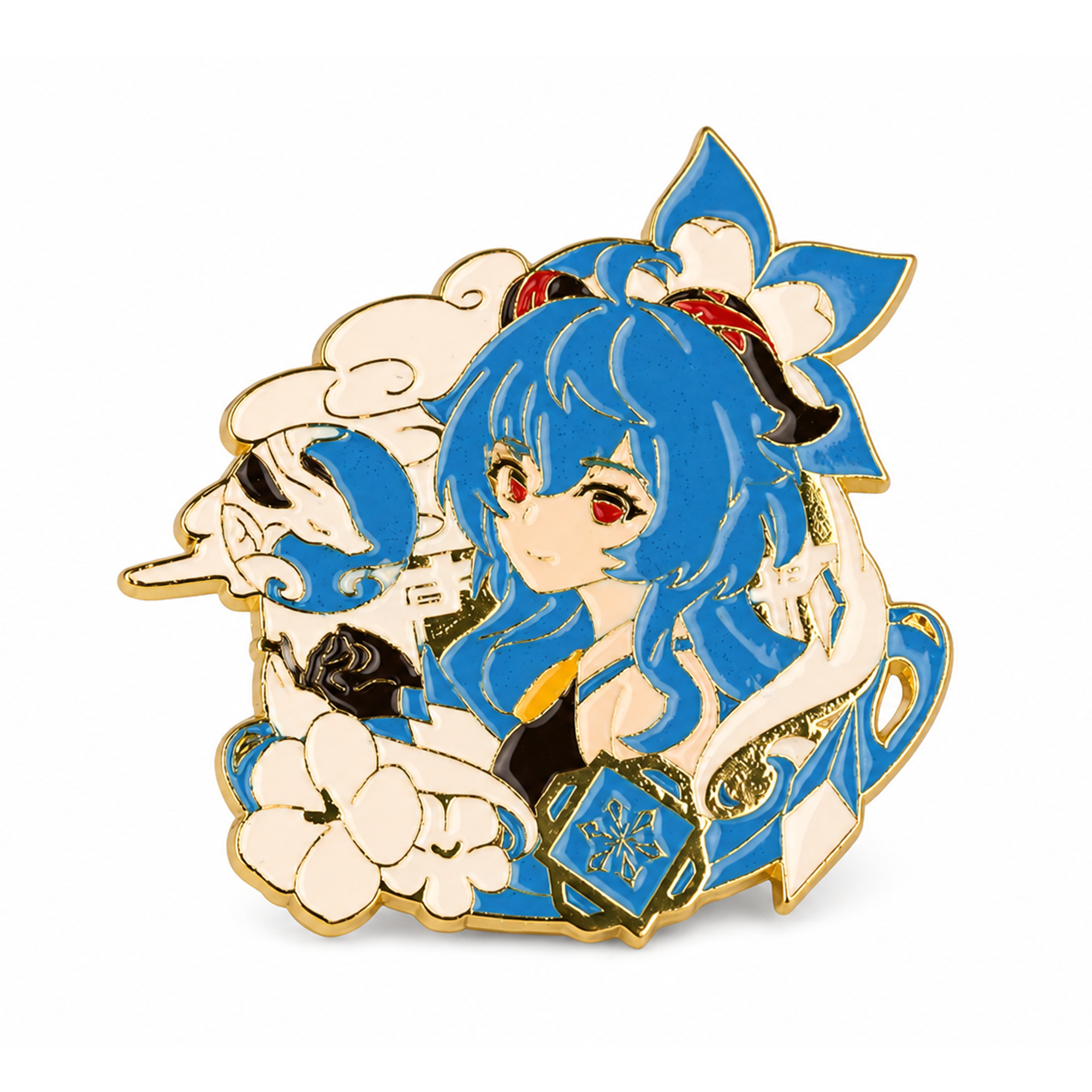 Ganyu | 6 cm | Metal | Anime Pin | Genshin Impact thumbnail 2