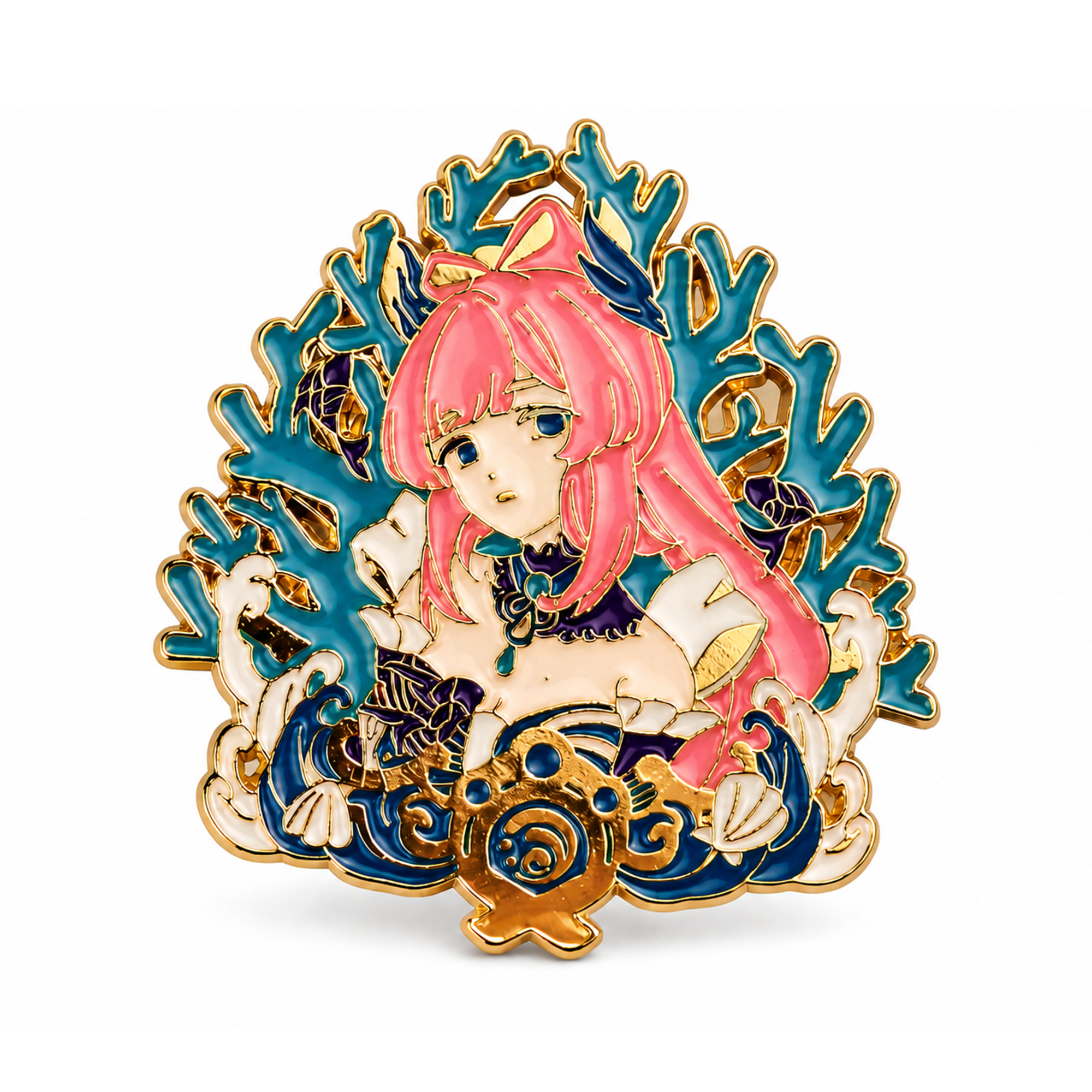 Sangonomiya Kokomi | 6 cm | Metal | Anime Pin | Genshin Impact thumbnail 2