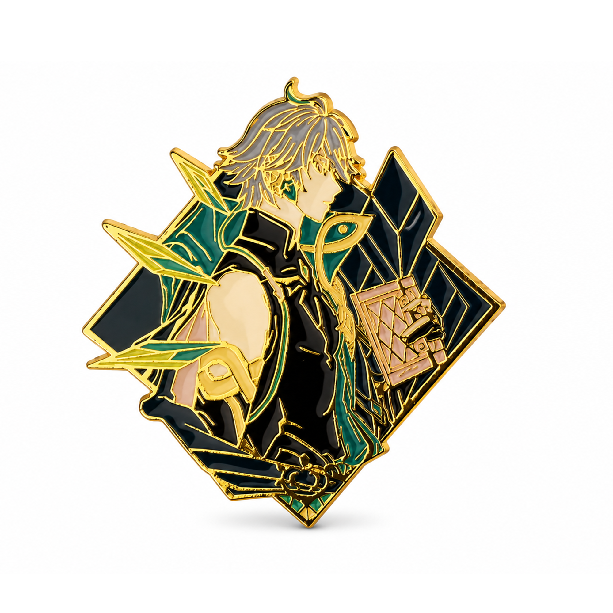 Alhaitham | 6 cm | Metal | Anime Pin | Genshin Impact thumbnail 2