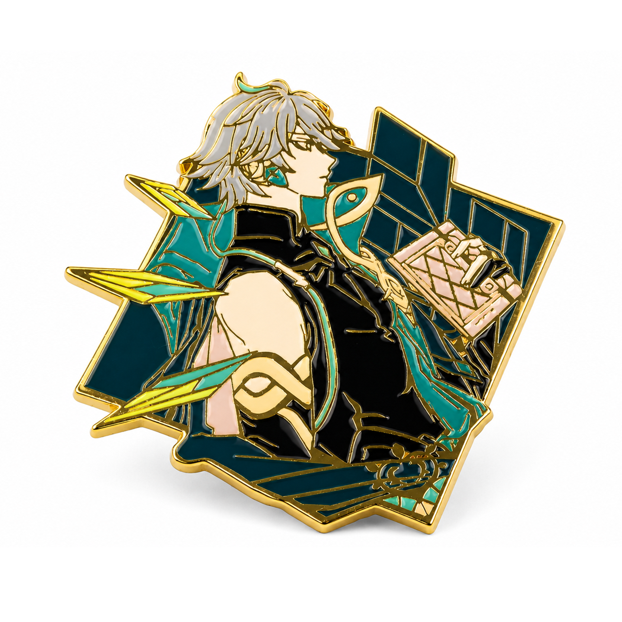 Alhaitham | 6 cm | Metal | Anime Pin | Genshin Impact image 1