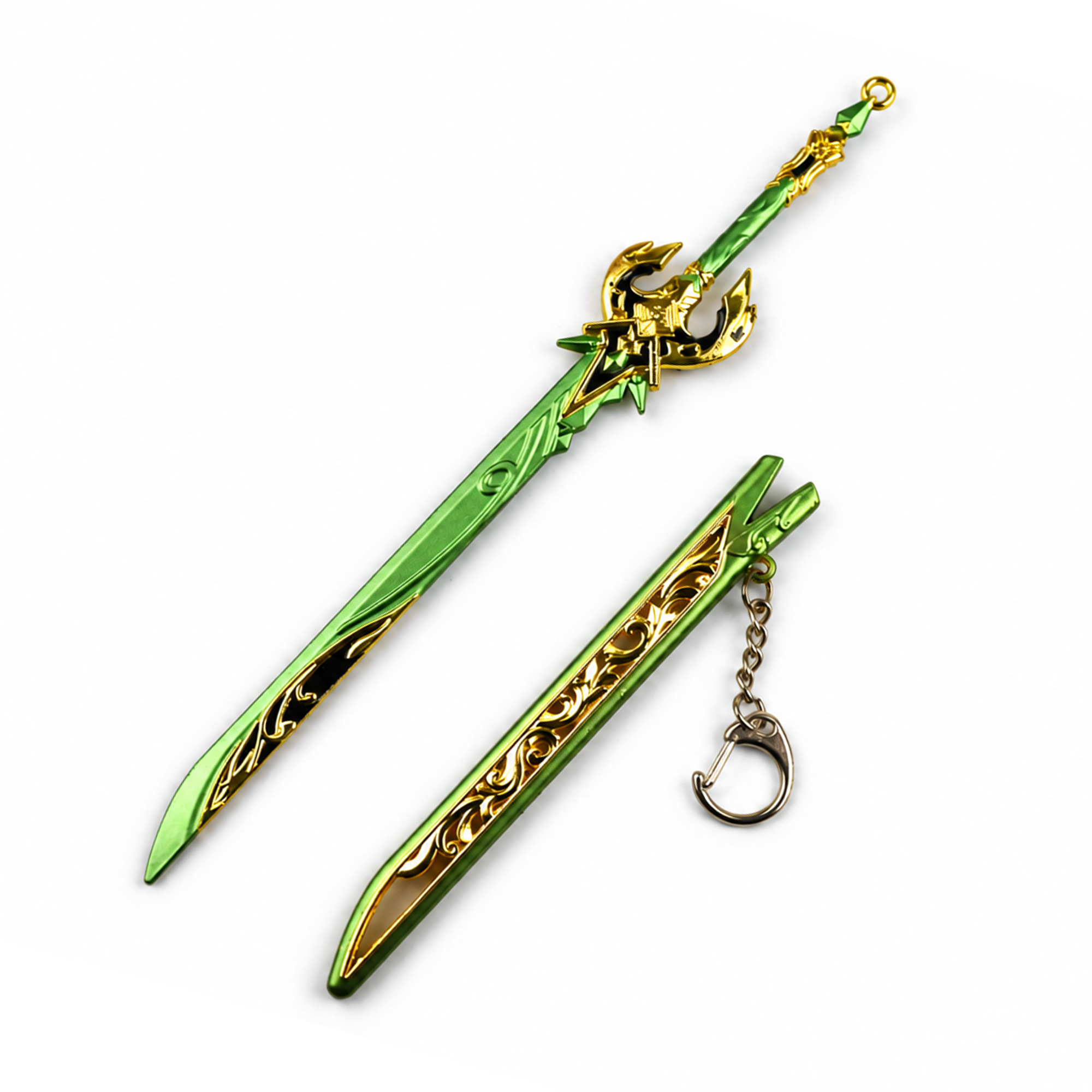 Primordial Jade Cutter | 16 cm | Metal | Gaming Keychain | Genshin Impact thumbnail 5