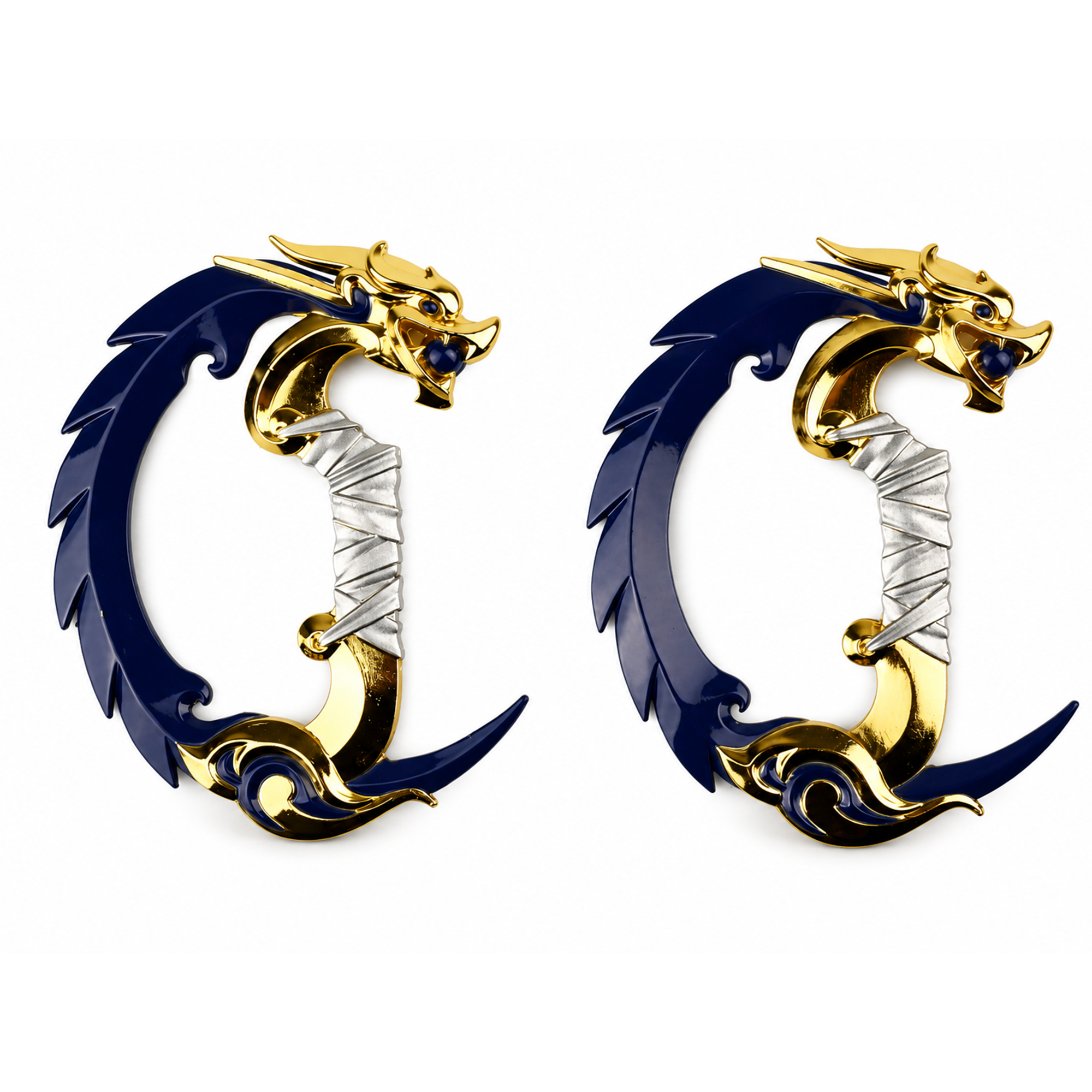 Blue Blades Of Imperium | 16 cm | Metal | Gaming Keychain | Valorant thumbnail 4