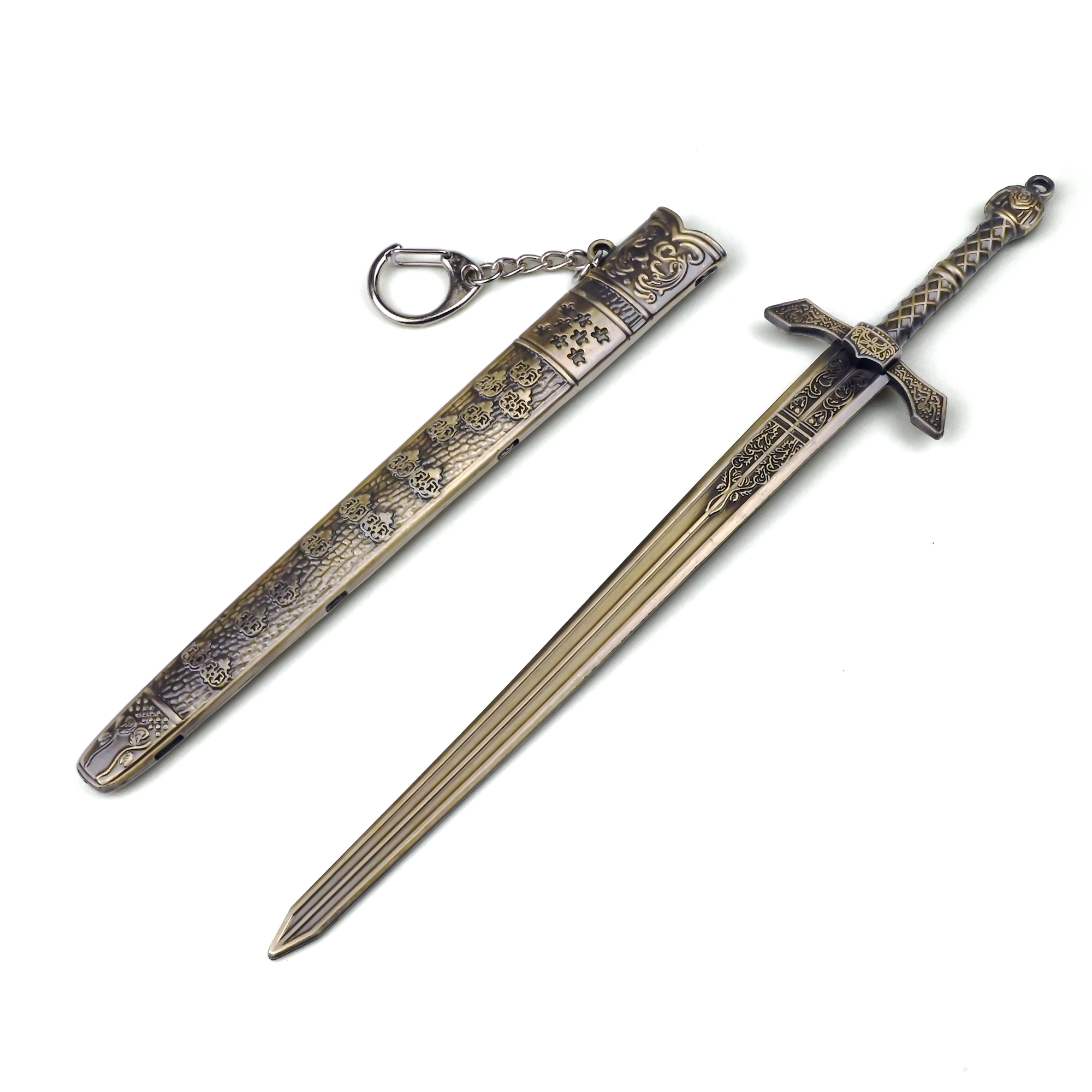 Banished Knight's Greatsword | 22 cm | Metal | Gaming Keychain | Elden Ring thumbnail 4