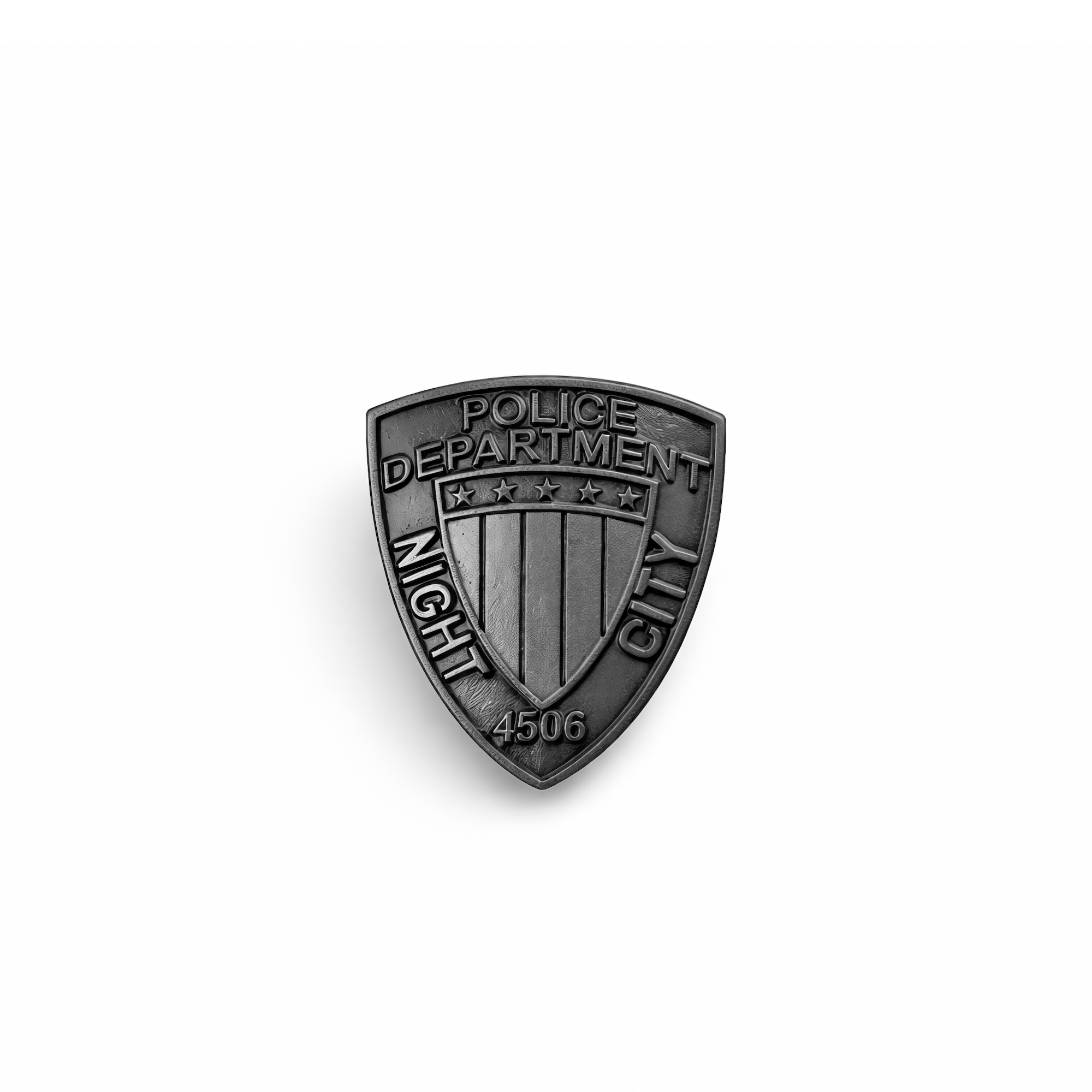 Night City PD Badge | 3 cm | Metal | Gaming Pin | Cyberpunk thumbnail 2