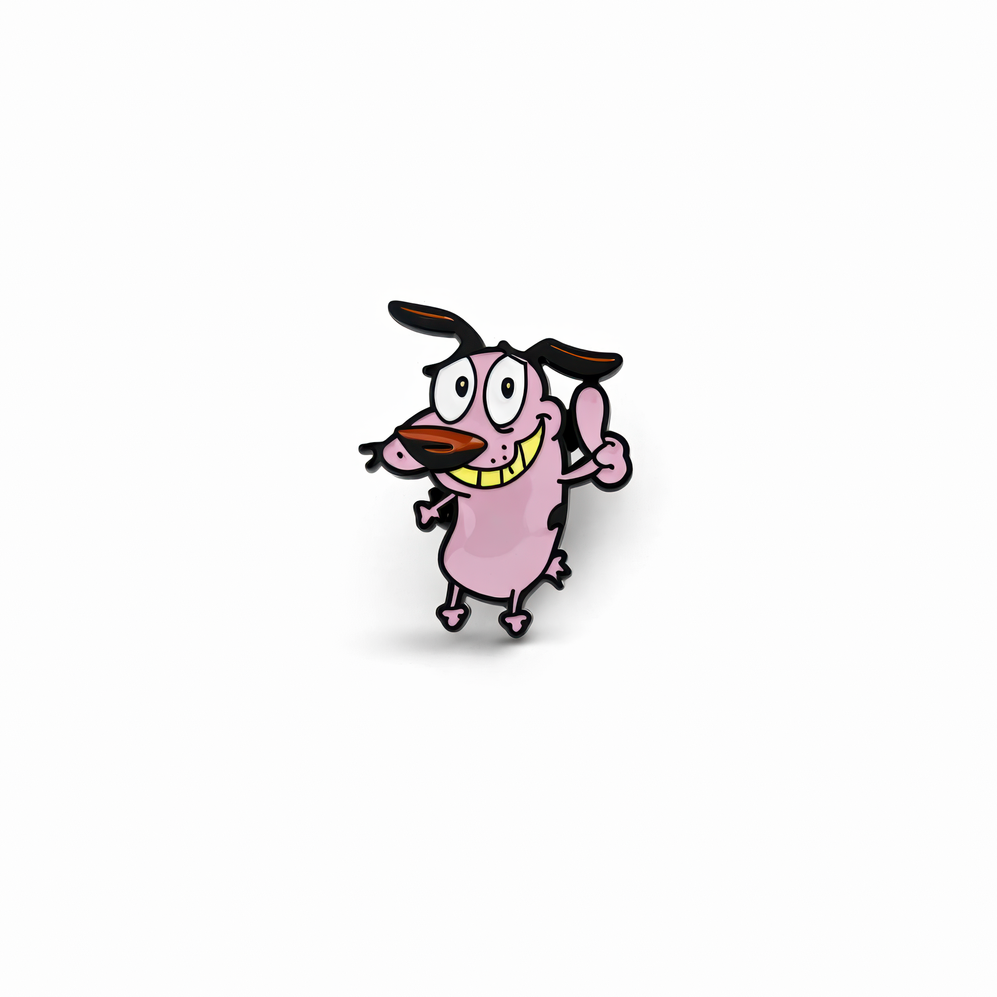 Courage | 3 cm | Metal | Movie Pin | the Cowardly Dog thumbnail 2