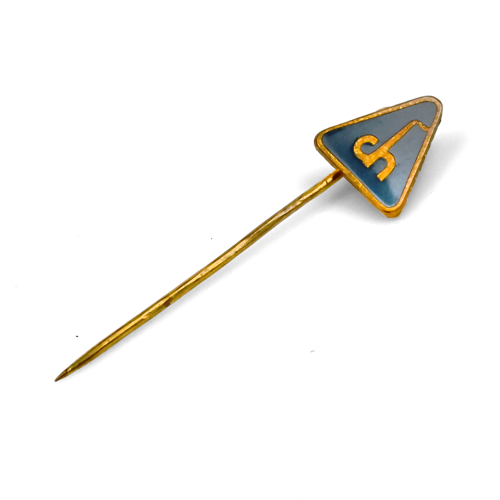 Ch | 1.5 cm | Metal | Vintage Pin | Socrealism Industry image 1